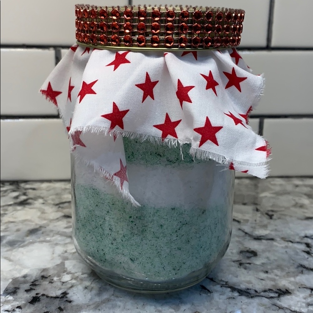 Peppermint Scented EssentialOil Homemade Bath Salt - Picture 2 of 4